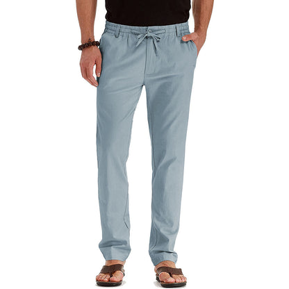 Men's Trousers Loose Oversized Track Pants Spring Summer Pants Mens Stretch Casual Slim Fit Elastic Waist Business Classic Trousers Male Black Gray